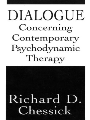 cover image of Dialogue Concerning Contemporary Psychodynamic Therapy